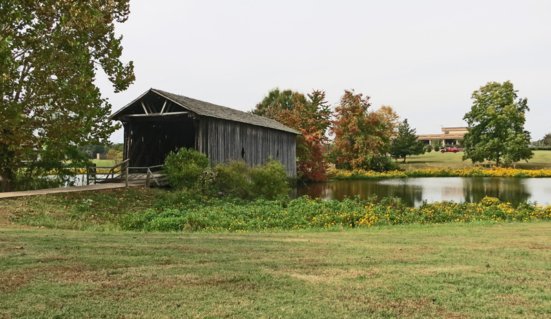 Alamuchee-Bellamy Covered Bridge at Livingston, AL (built 1861 ...